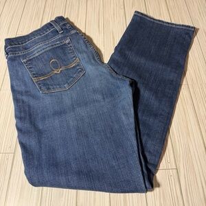 Lucky Brand Sofia Straight Ankle Jeans Womens 8/29 Blue Stretch Denim